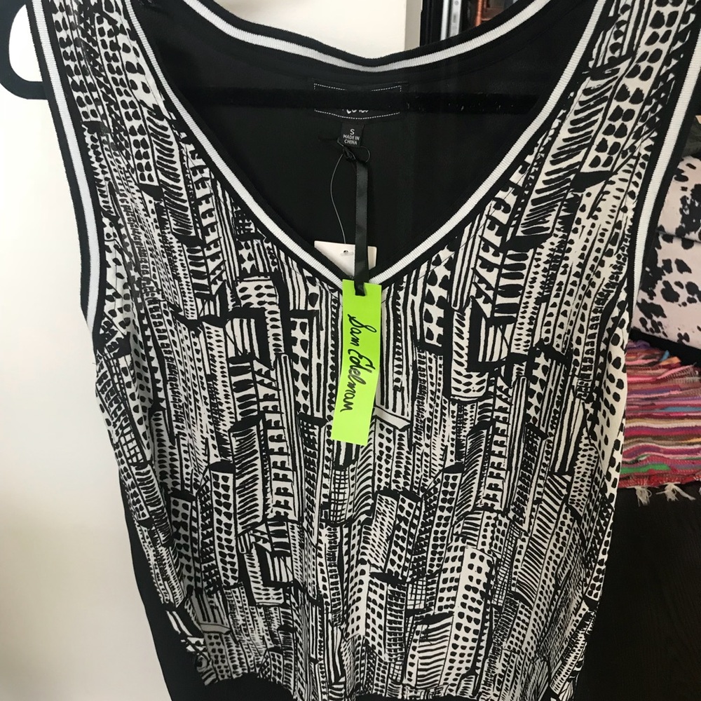 Black print Sam Edelman blouse